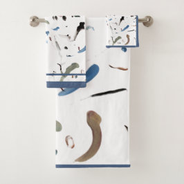 Conjunto de toalhas de Abstrato moderno elegante