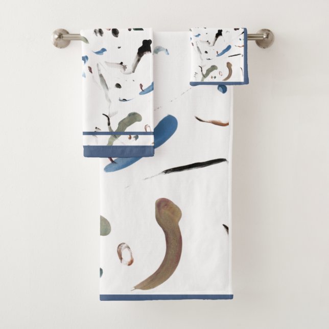 Conjunto de toalhas de Abstrato moderno elegante (Insitu)