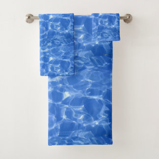 Conjunto de Toalhas de Água do Oceano Azul