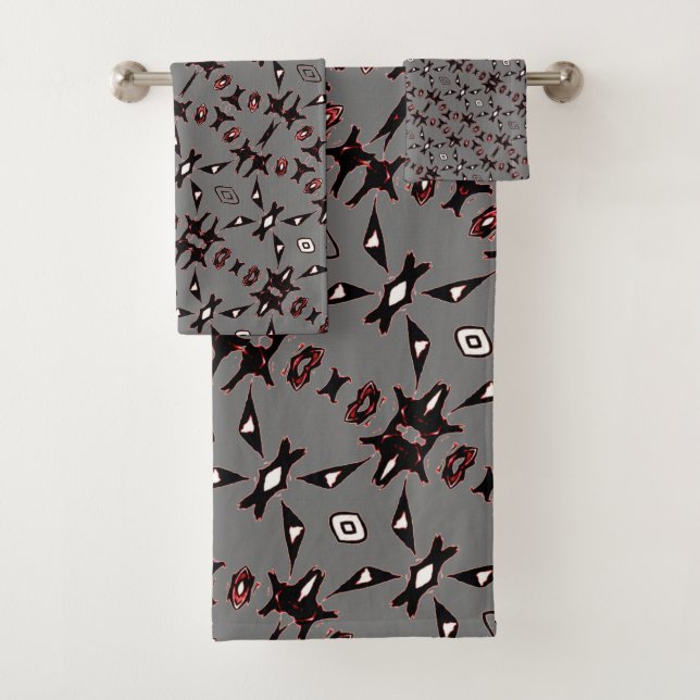 Conjunto de Toalhas de Arte de Linha Nativa da Cin (Insitu)