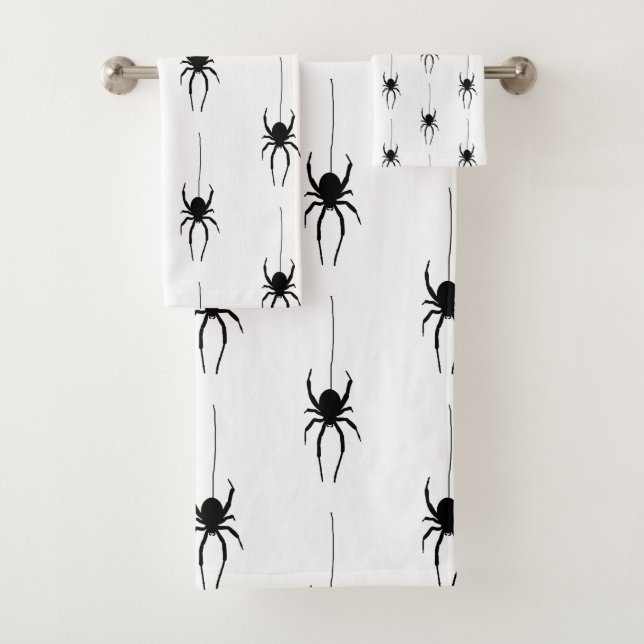 Conjunto de Toalhas de Bandeja do Padrão de Spider (Insitu)