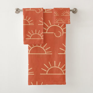 Conjunto de Toalhas de Banheiro Boho Sol