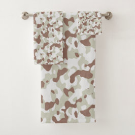 Conjunto de Toalhas de Banheiro Camo
