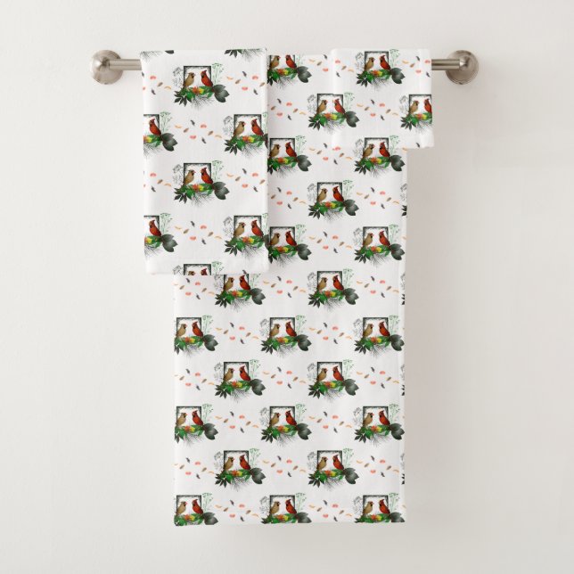 Conjunto de Toalhas de Banheiro Cardinals Corner ( (Insitu)