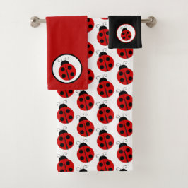 Conjunto de Toalhas de Banheiro da Joaninha