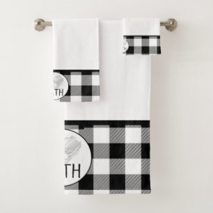 Conjunto de Toalhas de Banheiro de Buffalo Check