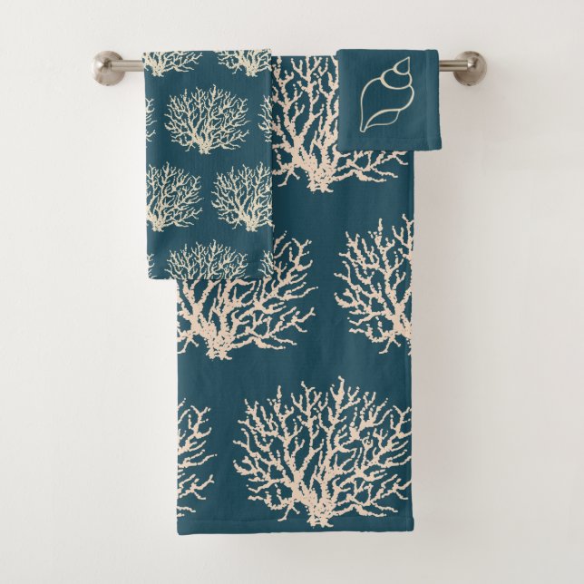 Conjunto de Toalhas de Banheiro de Camelo de Praia (Insitu)
