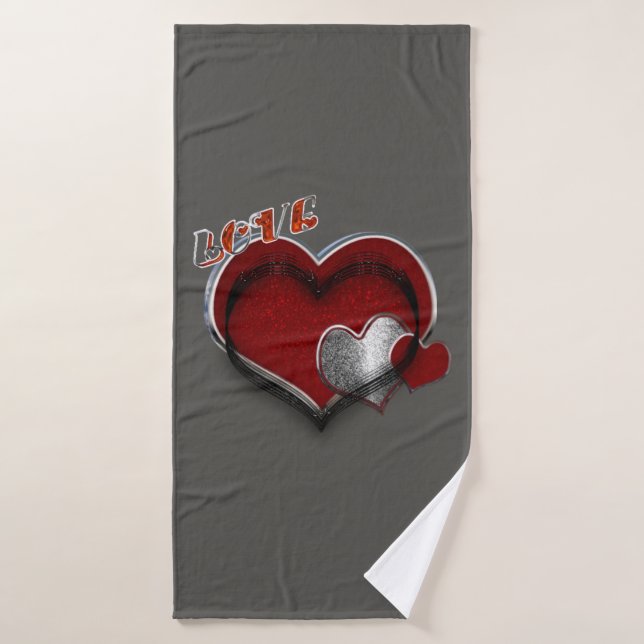 Conjunto de Toalhas de Banheiro de Carvões de Cora (Toalha de Banho)