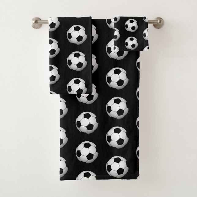 Conjunto de toalhas de banheiro de futebol esporti (Insitu)