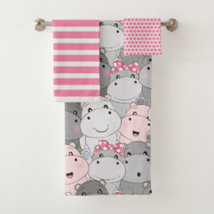 Conjunto de Toalhas de Banheiro de Hippo, Bebê Bo