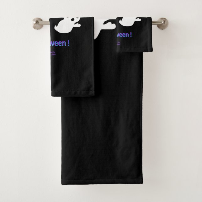 Conjunto de Toalhas de Banheiro Fantasmas Spooktac (Insitu)