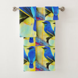 Conjunto de Toalhas de Banheiro Feliz