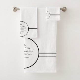 Conjunto de Toalhas de Banheiro Le Bain Paris