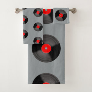 Conjunto de Toalhas de Banheiro Retro Record