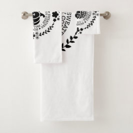 Conjunto de Toalhas de Banheiro Vibrações de Outon