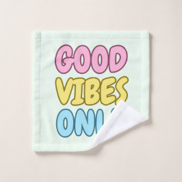 Conjunto de Toalhas de Banheiro Vibrações Positiva