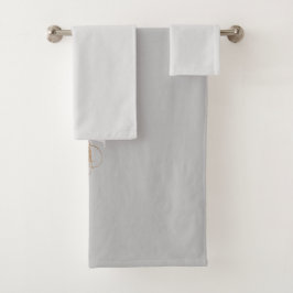 Conjunto de toalhas de banho