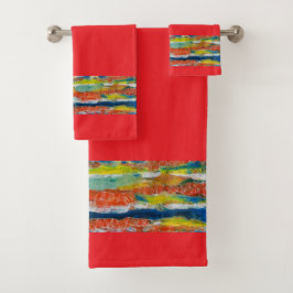 Conjunto de toalhas de banho