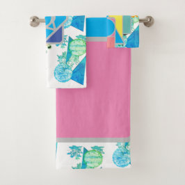 Conjunto de toalhas de banho