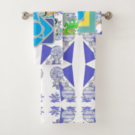 Conjunto de toalhas de banho