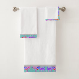 Conjunto de toalhas de banho