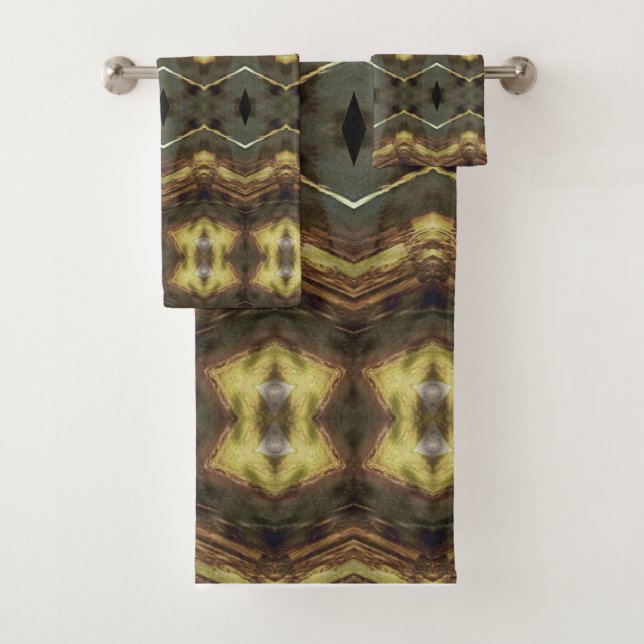 conjunto de toalhas de banho 001 castelo de pedra (Insitu)