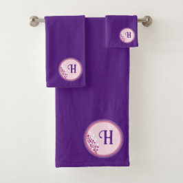 Conjunto de Toalhas de Banho - Adicione a sua inic