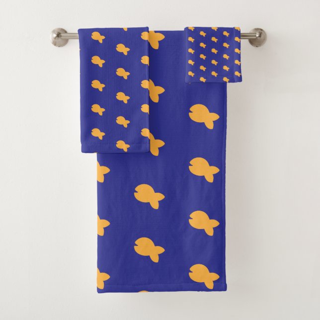 Conjunto de Toalhas de Banho Azul Bebê Kids Repeat (Insitu)