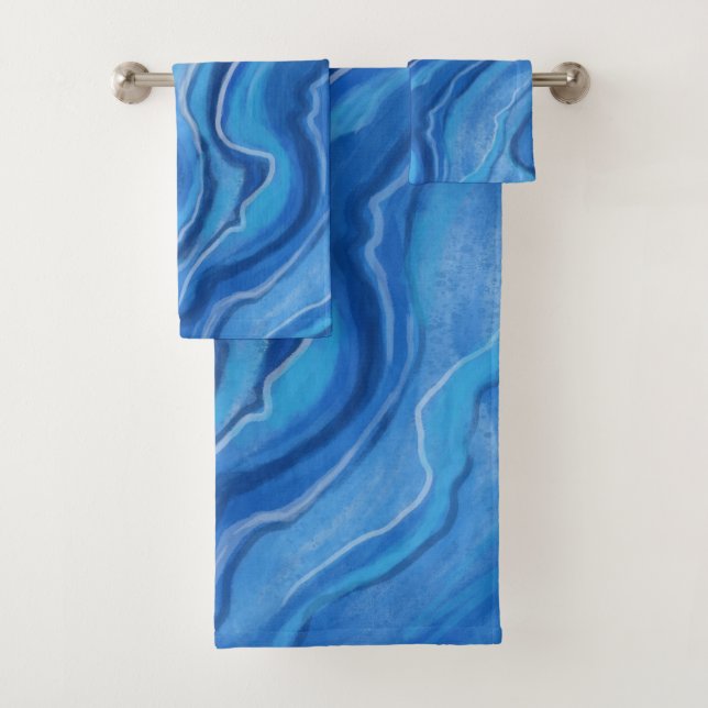 Conjunto de Toalhas de Banho Blue Marble Presente (Insitu)