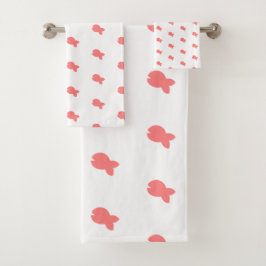 Conjunto de Toalhas de Banho Brancas para Bebês e 