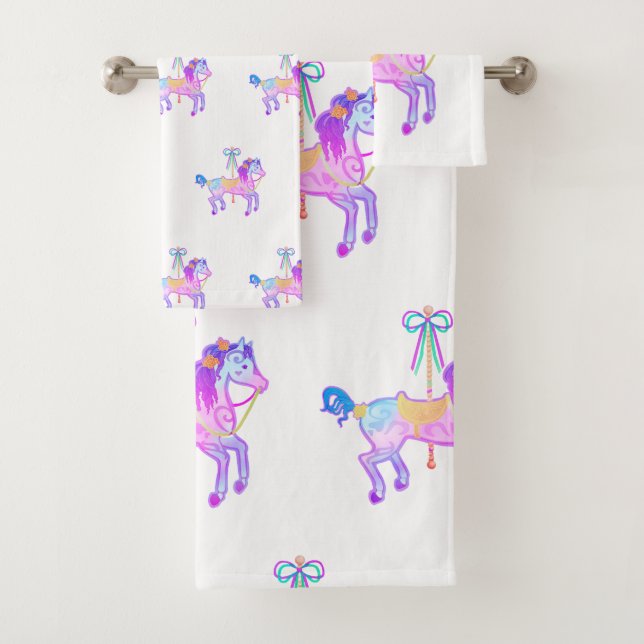 Conjunto de Toalhas de Banho Carousel Pony (Insitu)