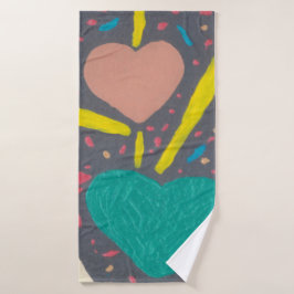 Conjunto de Toalhas de Banho Celebre o Amor