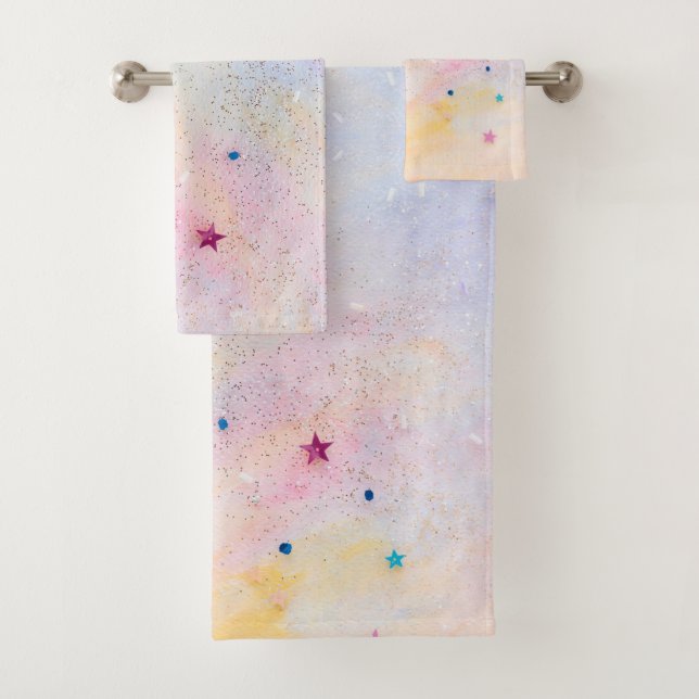 conjunto de toalhas de banho com estrela-relva (Insitu)