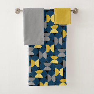 Conjunto de toalhas de banho com osso de Arenque