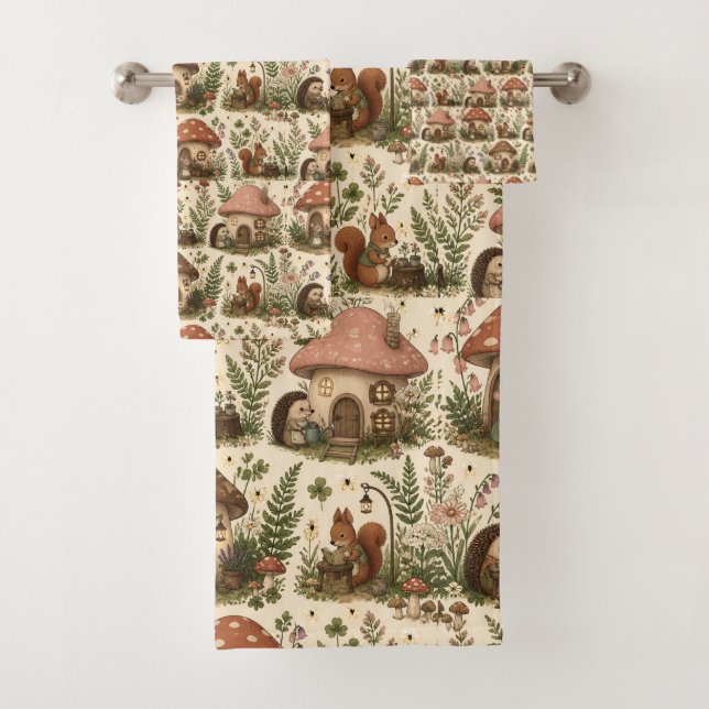 Conjunto de Toalhas de Banho de Animais da Florest (Insitu)