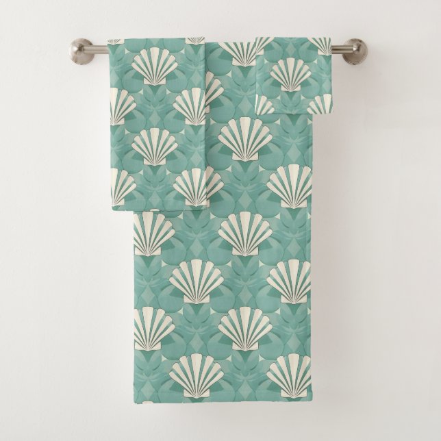 Conjunto de Toalhas de Banho de Conchas (Insitu)