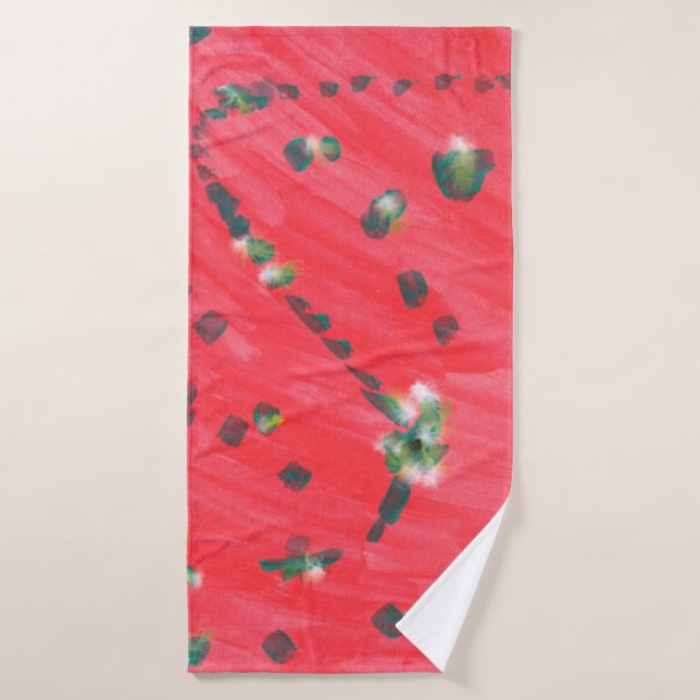 Conjunto de Toalhas de Banho de Fluxo de Amor (Toalha de Banho)