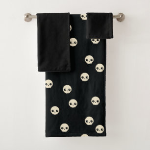 Conjunto de Toalhas de Banho de Folhas Bonitas