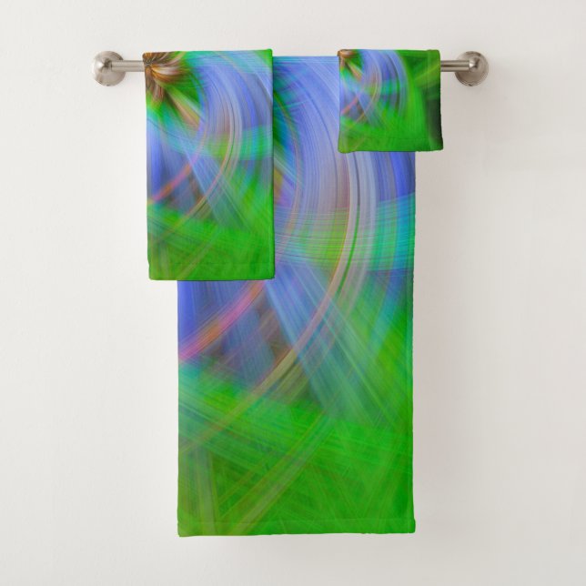 Conjunto de Toalhas de Banho de Intricacia Verde (Insitu)