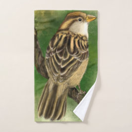 Conjunto de toalhas de banho de pássaro