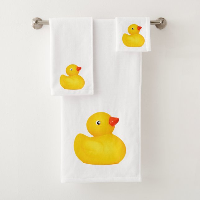 Conjunto de Toalhas de Banho de Pato de Borracha p (Insitu)