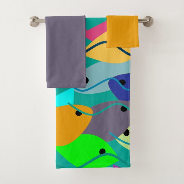 Conjunto de toalhas de banho de peixe (Insitu)