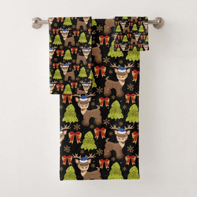 Conjunto de toalhas de banho de rena (Insitu)