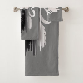 Conjunto de Toalhas de Banho de " Swan Especial"