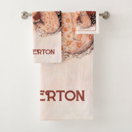 Conjunto de toalhas de banho Design personalizadas