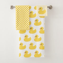Conjunto de Toalhas de Banho Ducky da Borracha Ama
