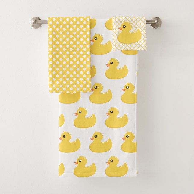 Conjunto de Toalhas de Banho Ducky da Borracha Ama (Insitu)