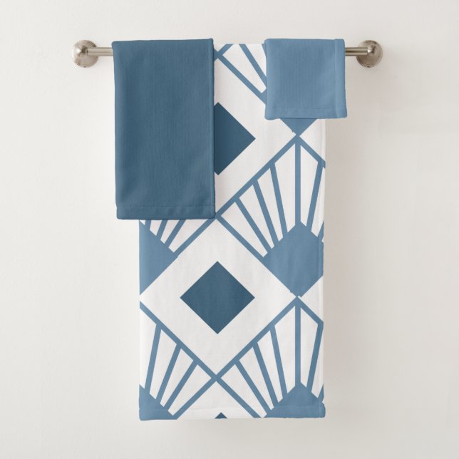 Conjunto de Toalhas de Banho Fãs do Art Déco (Insitu)