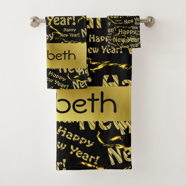 Conjunto de toalhas de banho, feriado, set, feliz  (Insitu)