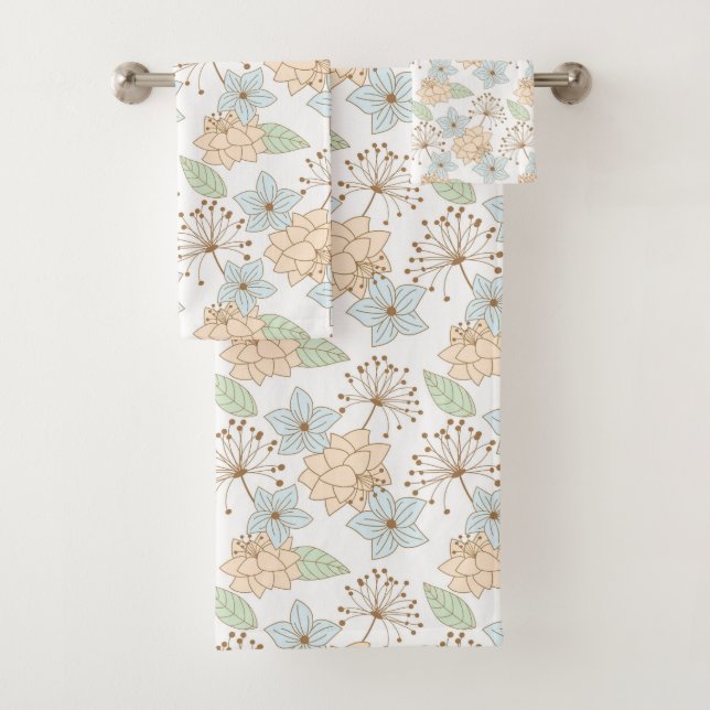conjunto de toalhas de banho flor de primavera (Insitu)